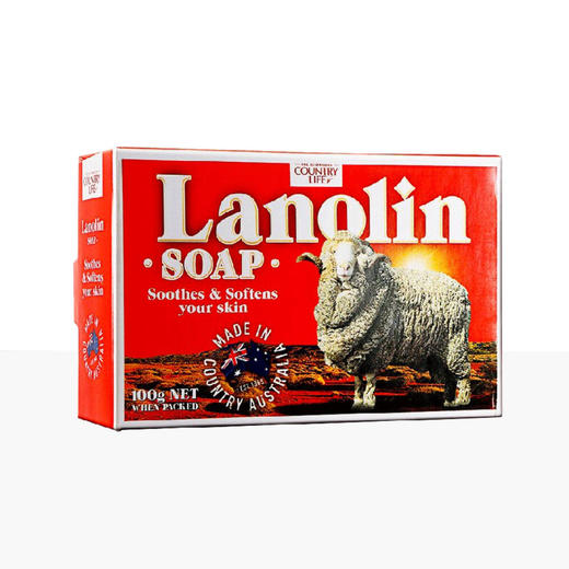 澳洲进口卡曼丹乡间生活绵羊油香皂100g 商品图0