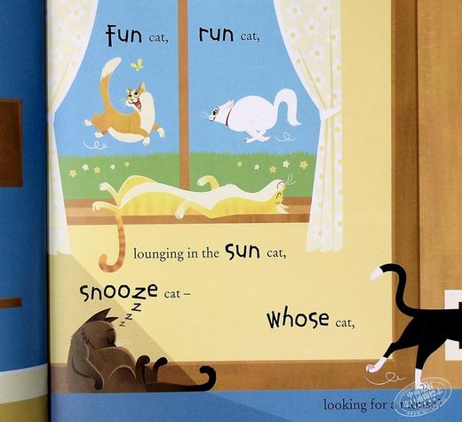 【中商原版】Michael Whaite：100 Cats 100只猫哦 低幼亲子猫咪主题绘本 平装 英文原版 商品图5