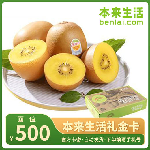 本来生活礼金卡500元电子卡 自动发货 商品图0