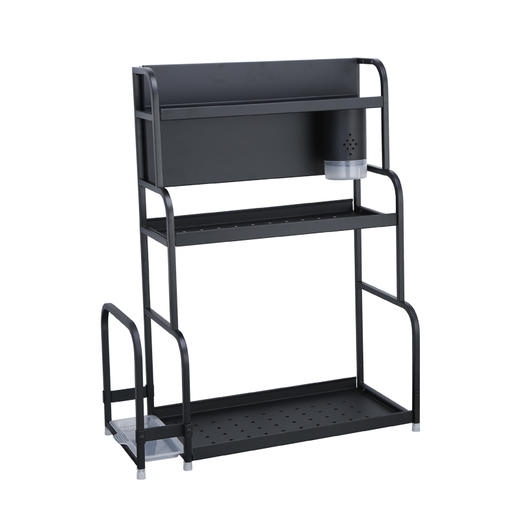 【特价】不锈钢厨房置物架小型架多功能台面收纳小调味品调料架子 商品图10