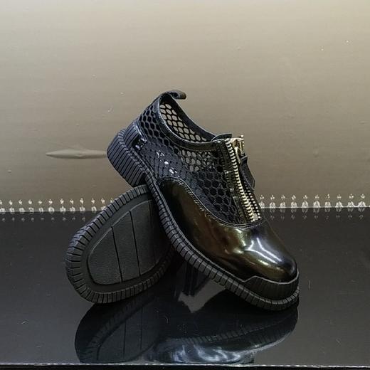 LFGJ 0337 春夏网面透气拉链平底鞋 商品图3