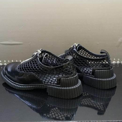 LFGJ 0337 春夏网面透气拉链平底鞋 商品图4