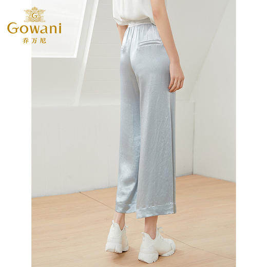 乔万尼裤子女新款显瘦夏季薄款宽松阔腿裤垂感十足EI2F757 商品图3