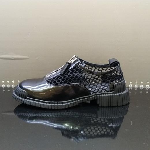 LFGJ 0337 春夏网面透气拉链平底鞋 商品图1