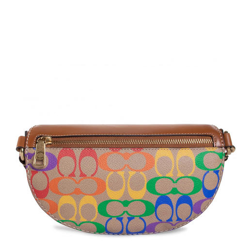 美国Coach蔻驰女士棕色印花图案腰包852B4R8T 商品图0