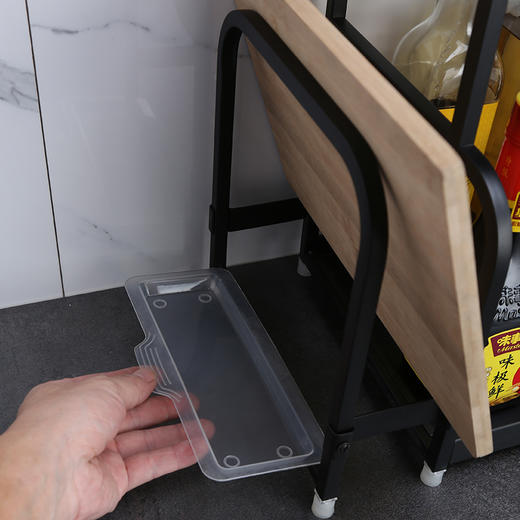 【特价】不锈钢厨房置物架小型架多功能台面收纳小调味品调料架子 商品图9