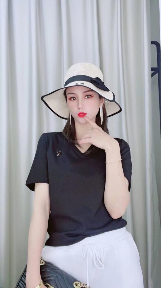 女V领短T13335 商品图3