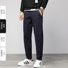 一口价【新款DQ】 春秋新款大码男装休闲裤长裤宽松纯色百搭裤子松紧腰直筒裤男 商品缩略图1