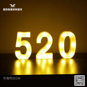 LED发光字-520、生日快乐