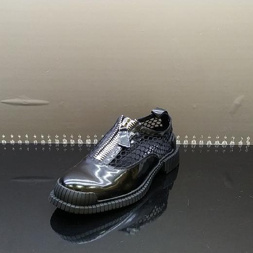 LFGJ 0337 春夏网面透气拉链平底鞋 商品图0