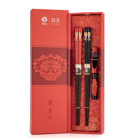 月兔筷两双两架礼盒装144