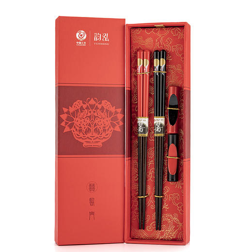 月兔筷两双两架礼盒装144 商品图0