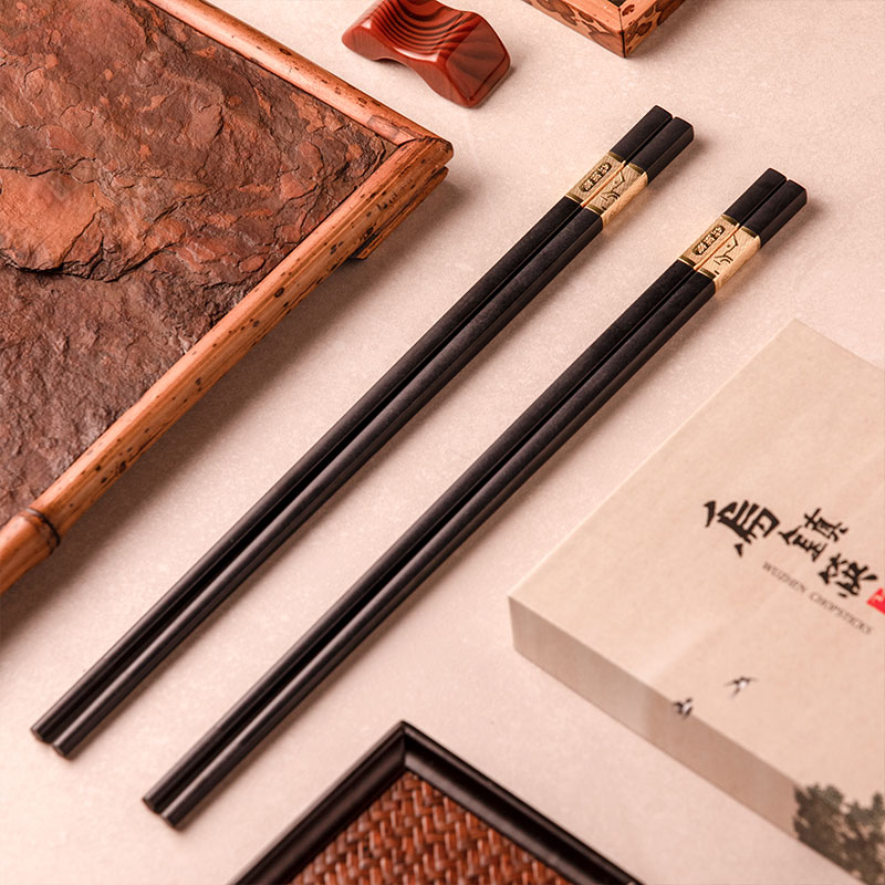 乌镇西栅筷子铺合金筷礼盒十双装