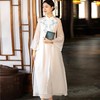 FNZD-6887新款中国风旗袍复古中式立领连衣裙 商品缩略图3