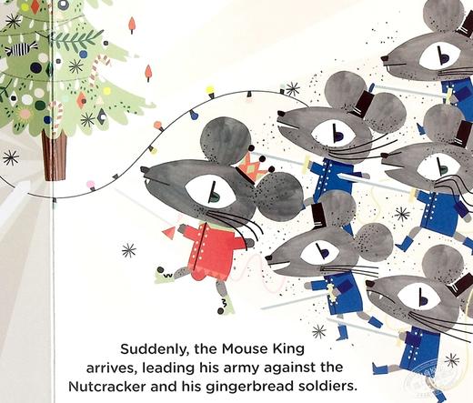 【中商原版】Bedtime Classics：The Nutcracker 睡前文学：胡桃夹子 低幼亲子故事绘本 纸板书 英文原版 0-2岁 商品图3