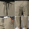 一口价【新款DQ】 春秋新款大码男装休闲裤长裤宽松纯色百搭裤子松紧腰直筒裤男 商品缩略图7