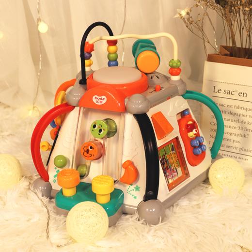 汇乐婴儿小天地3-6-12个月益智早教多功能绕珠串珠宝宝1-3周岁儿童玩具 商品图1