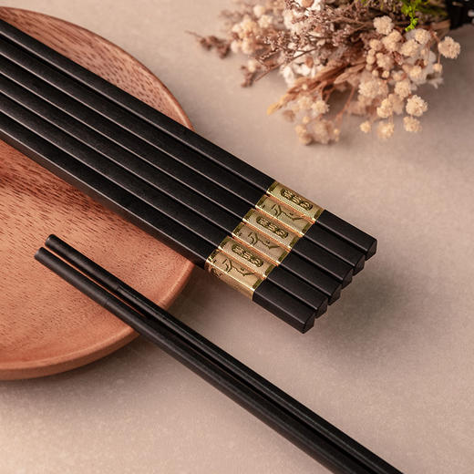 乌镇西栅筷子铺合金筷礼盒十双装 商品图3