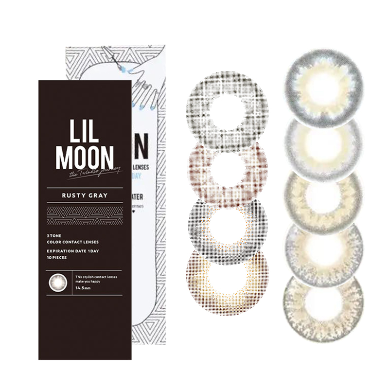 「西安保税仓发货」 Lil moon 日抛  一盒10片装 日本隐形眼镜美瞳lilmoon