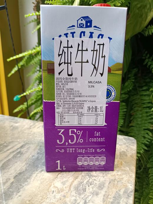 润玛全脂纯牛奶 商品图1