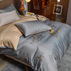 惠慈家居 60S水洗真丝四件套 亲肤舒适（被套200*230cm/床单245*250cm /枕套48*74cm*2 ） 商品缩略图7
