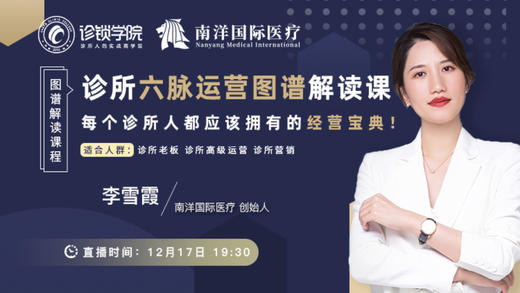 诊所六脉运营图谱解读课 商品图0