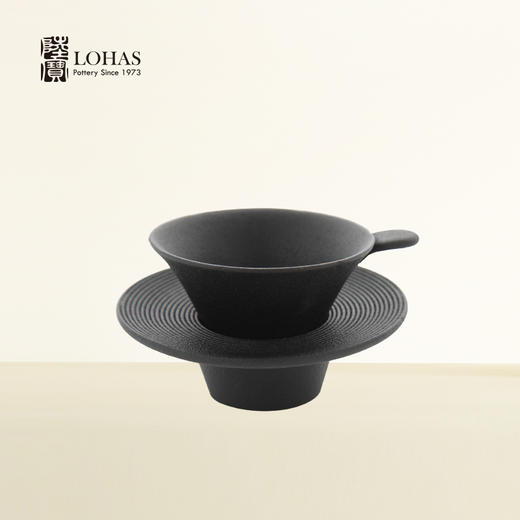 陆宝陶瓷茶具茶滤套组葵口茶滤组--禅风黑/青瓷冰裂茶滤套组 商品图6