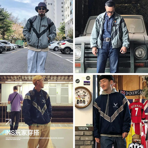 【反光暗涌颠覆昼夜法则】ARMY飞行员夹克训练服 商品图2