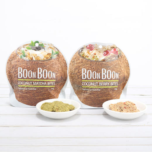 【饱腹椰子饼丨咬一咬，沾一沾，饱腹椰子饼干】BOONBOON椰满满椰子片休闲零食椰子饼40g 商品图5