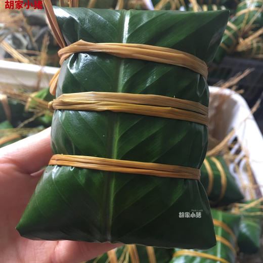 【胡家小猪】300克【排骨粽】布依苗族手工传承 内含糯谷草 商品图10