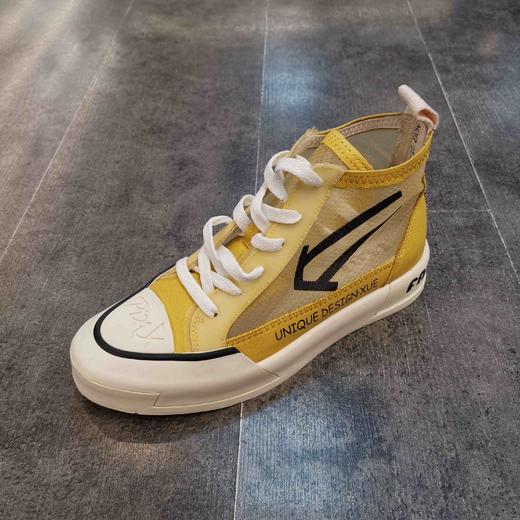 lfgj jeans AE107 春款网纱牛皮拼接板鞋设计师女鞋 商品图0