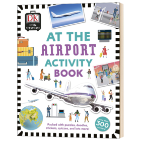 在机场 儿童游戏贴纸书 英文原版 At the Airport Activity Book 亲子互动 英文版进口原版英语书籍