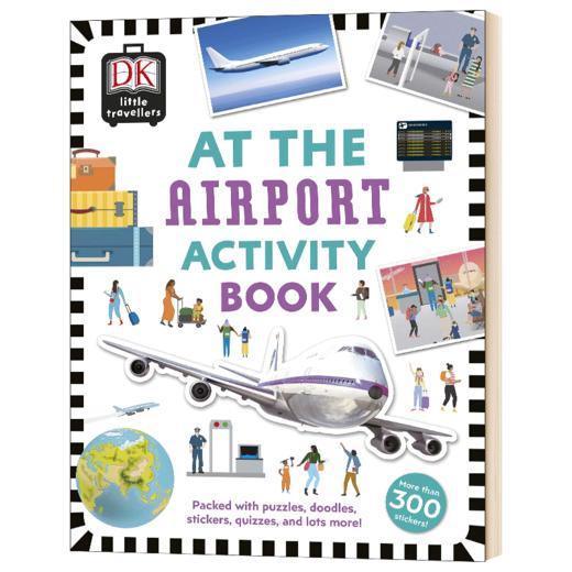 在机场 儿童游戏贴纸书 英文原版 At the Airport Activity Book 亲子互动 英文版进口原版英语书籍 商品图0