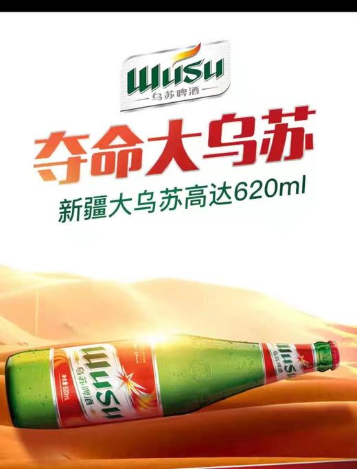 乌苏啤酒620ml 商品图0