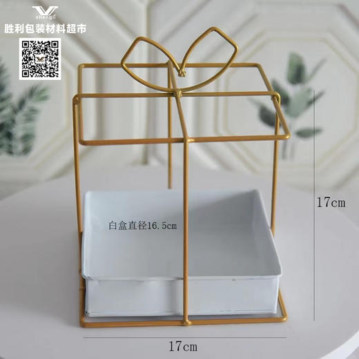 金属铁艺手提花篮 商品图3