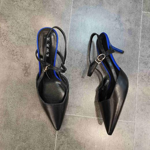 L FGJ 5806 时尚尖头中后空跟鞋女凉鞋 商品图9