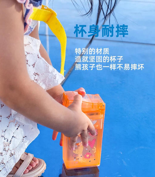 加拿大Precidio Drink in the Box儿童吸管杯幼儿水杯 小学生果汁盒 吸管杯 冷饮杯 商品图5