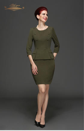 【特惠】YIQU丨“梦幻之旅”连身裙（绿地）PT