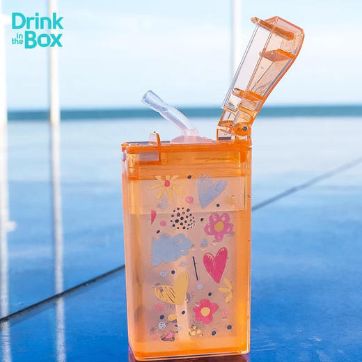 加拿大Precidio Drink in the Box儿童吸管杯幼儿水杯 小学生果汁盒 吸管杯 冷饮杯 商品图3