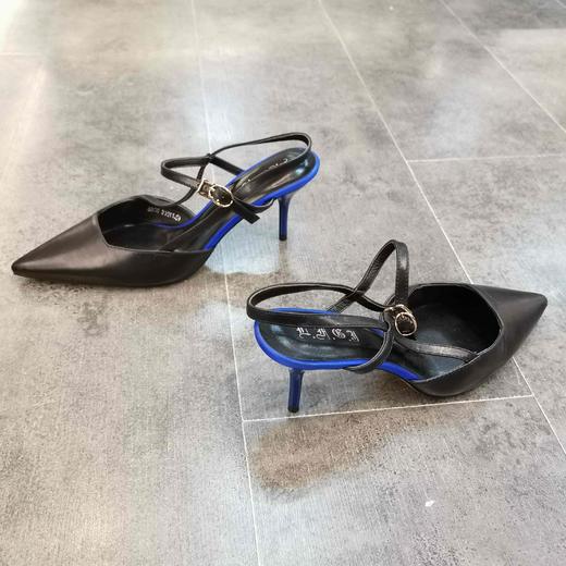 L FGJ 5806 时尚尖头中后空跟鞋女凉鞋 商品图11