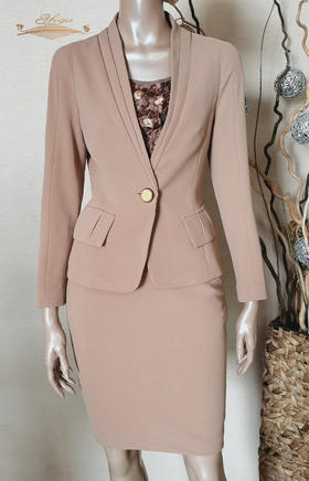 YIQU丨“爱情线”西装上衣（柔驼色）