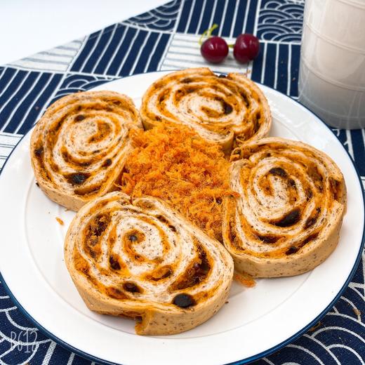 黑全麦老干妈肉松沙克 商品图3