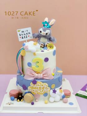 1027CAKE |  翻糖蛋糕 星黛露 双层 少女心
