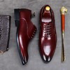 【服饰鞋包】头层牛皮男士商务皮鞋大码系带低帮牛皮手工男式正装单鞋 商品缩略图2