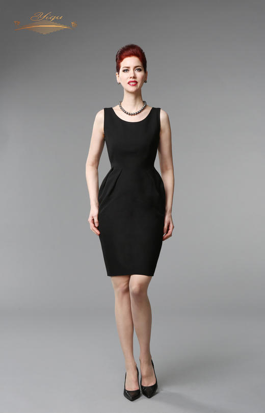 【特惠】YIQU |“持久魅力”背心裙（黑色·含9%毛）PT 商品图0