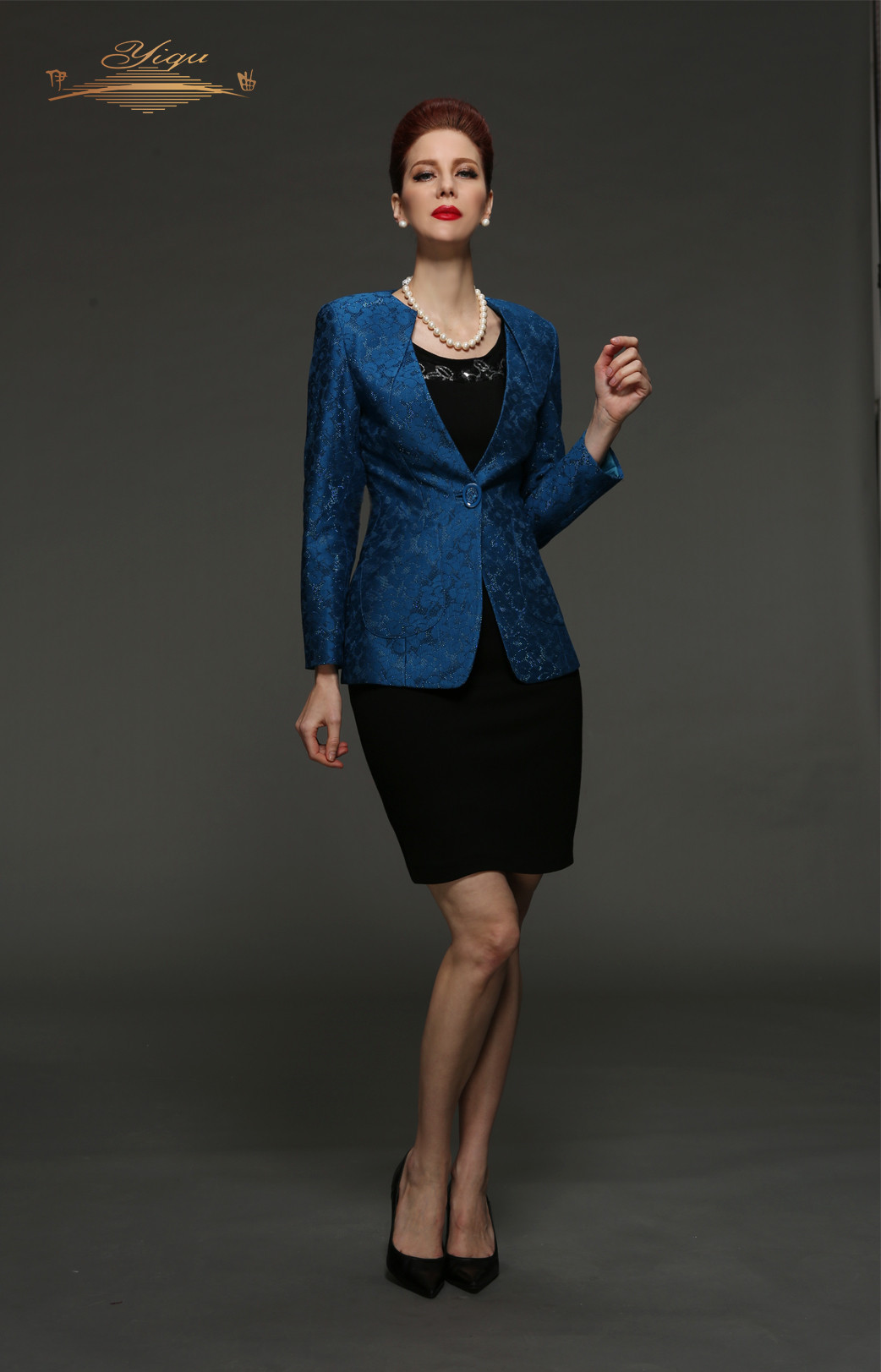 【特惠】YIQU丨“浓情万缕”西装上衣（贵蓝）PT