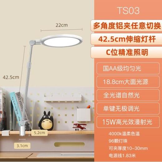 【孩视宝】书桌可调节夹灯TS03 商品图0