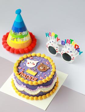 1027CAKE |  手绘蛋糕 ins风  小熊 猪猪