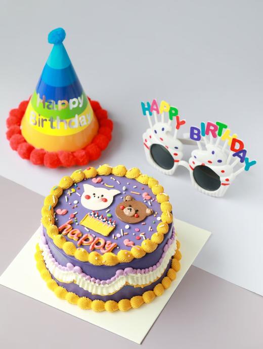 1027CAKE |  手绘蛋糕 ins风  小熊 猪猪 商品图0