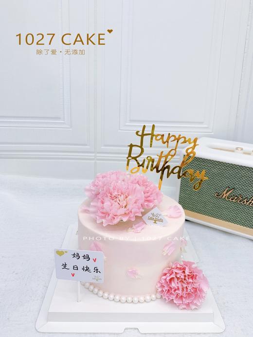1027 CAKE | 鲜花款蛋糕 粉色系 康乃馨 商品图1